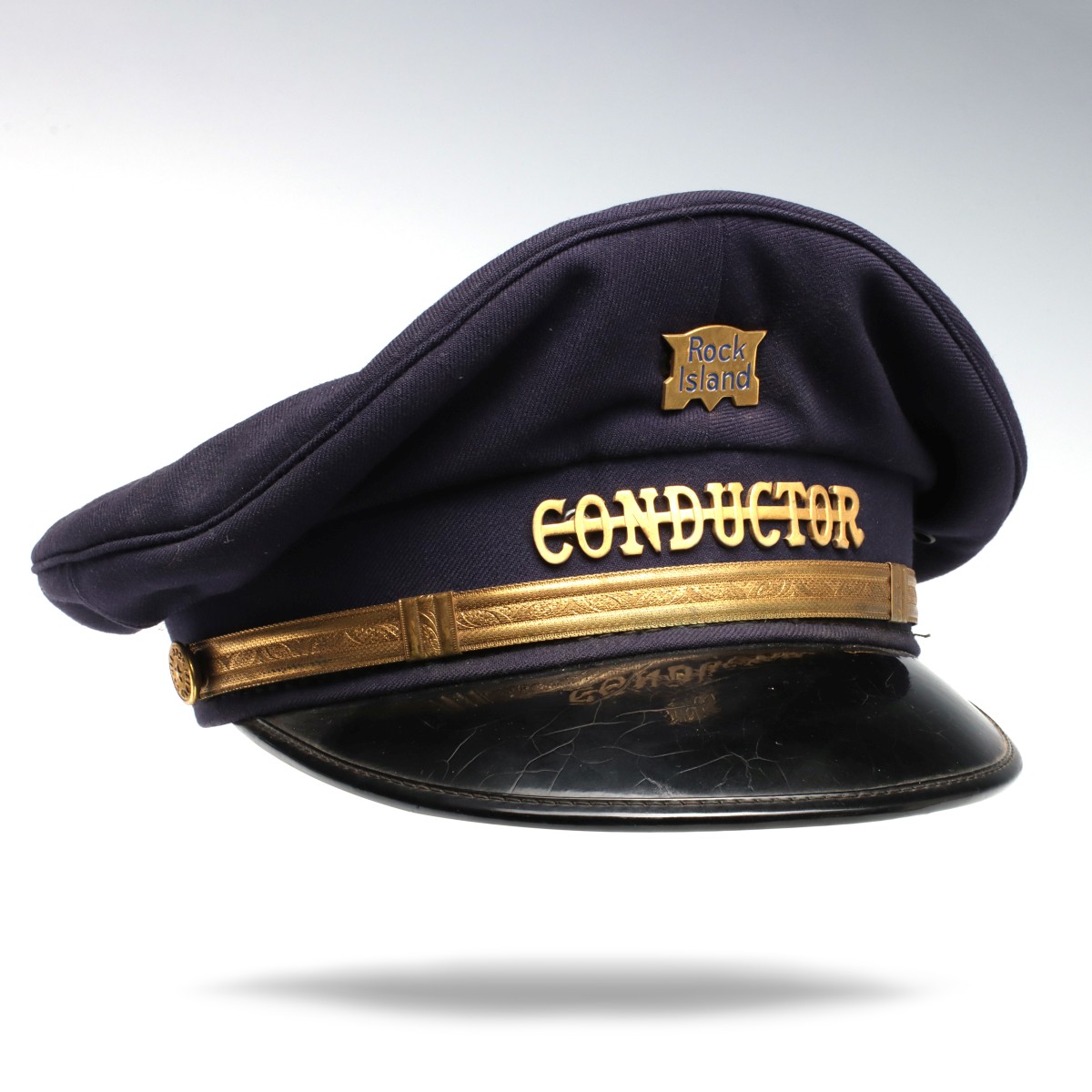 ROCK ISLAND RAILROAD CONDUCTOR'S VISOR CAP