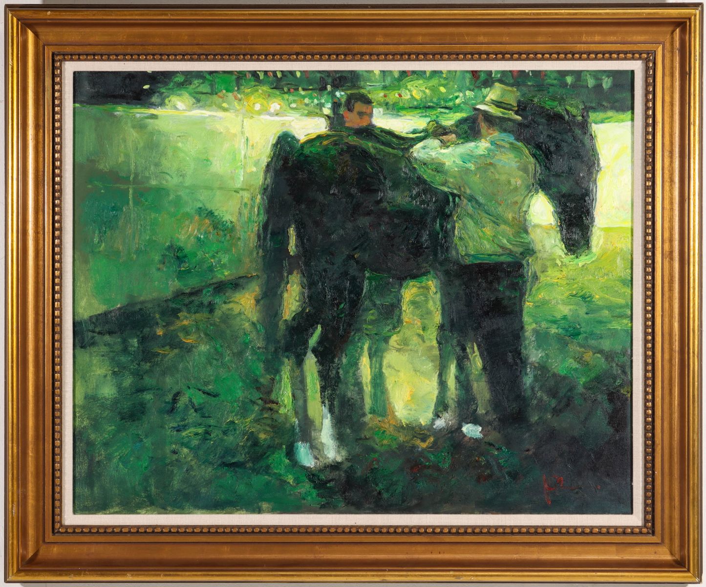 ROBERT NEIL VAUGHN JR. (1955-2011) OIL ON CANVAS