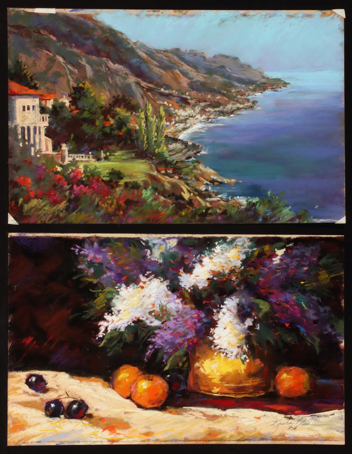 KRISTEN OLSON (BORN 1967) PASTELS ON BOARD