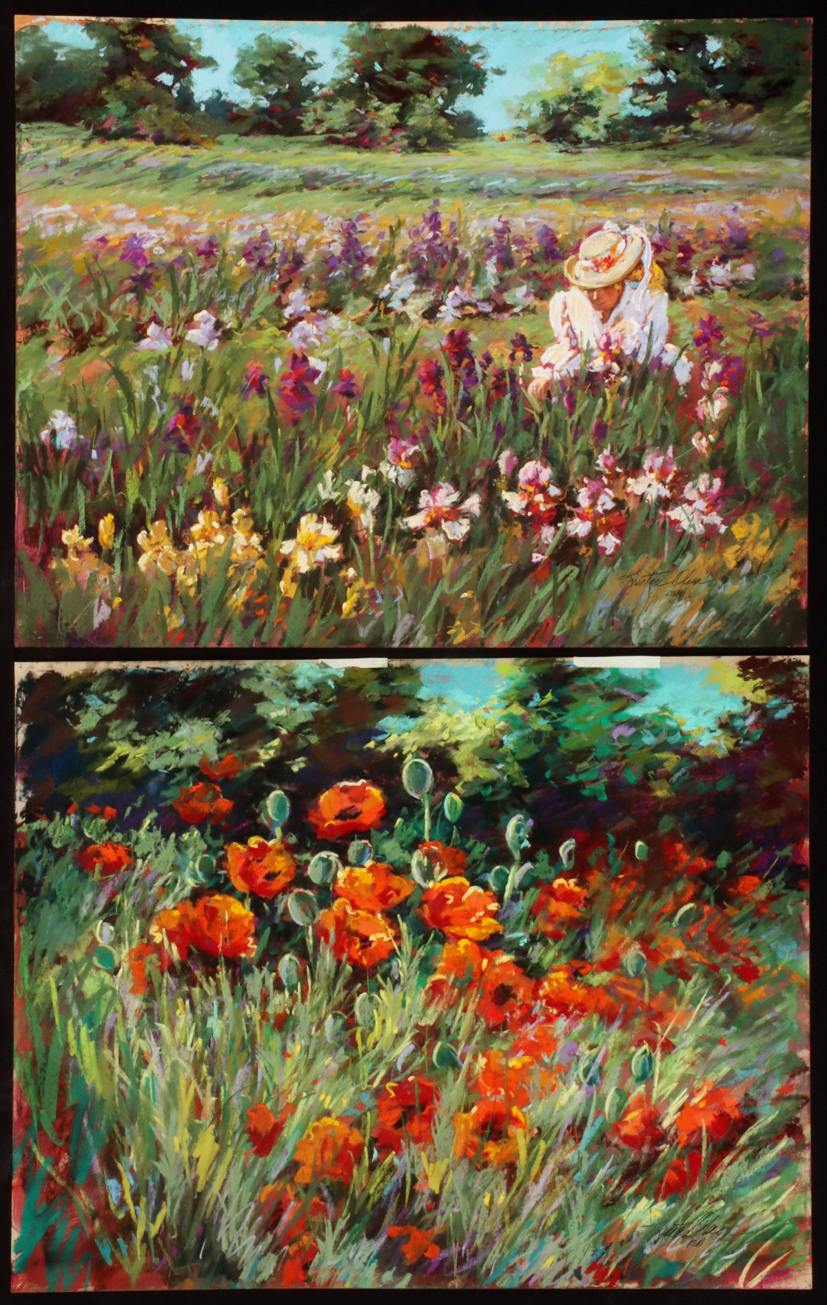 KRISTEN OLSON (BORN 1967) PASTELS ON BOARD