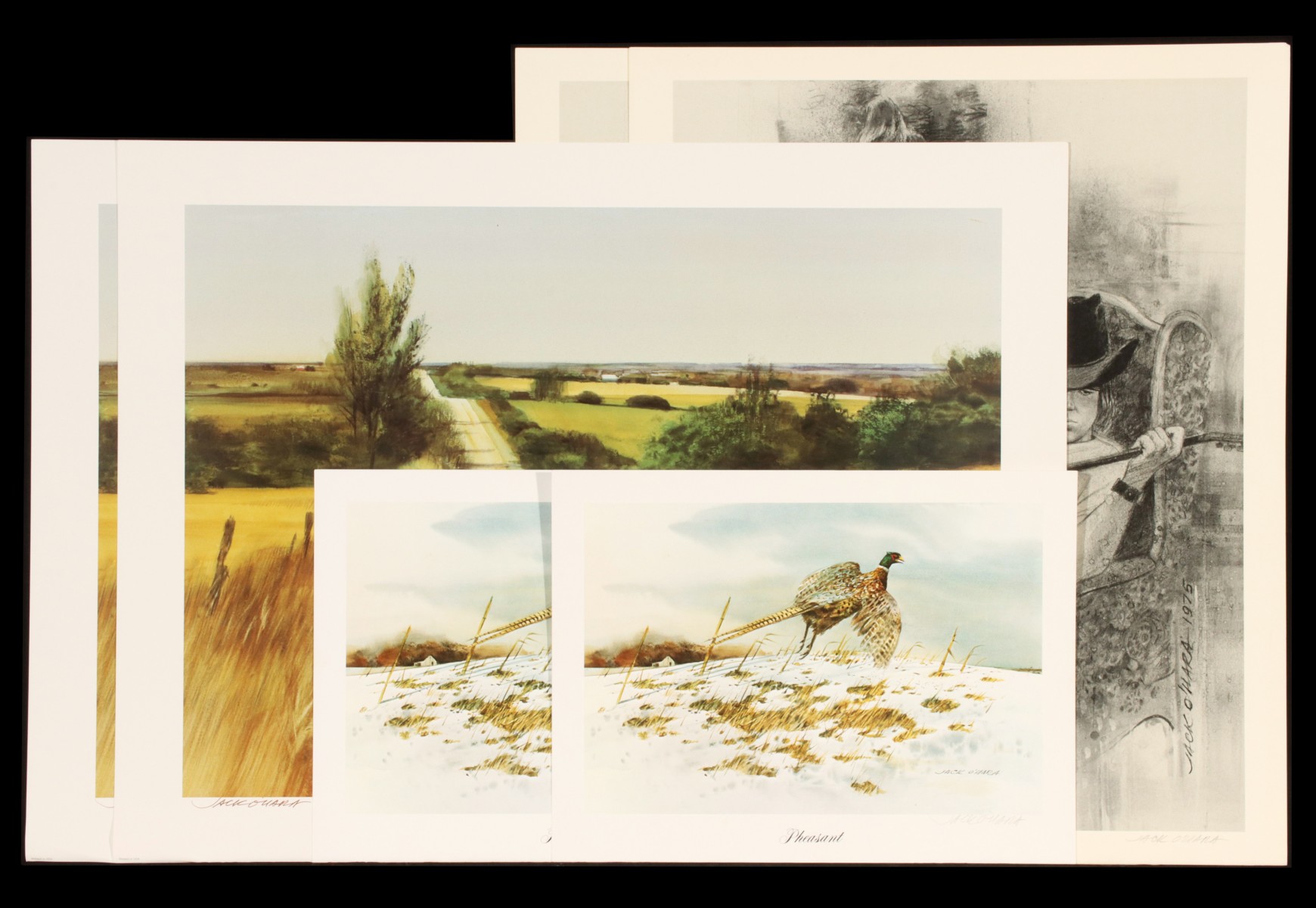 JACK O'HARA (1921-2012) PENCIL-SIGNED PRINTS