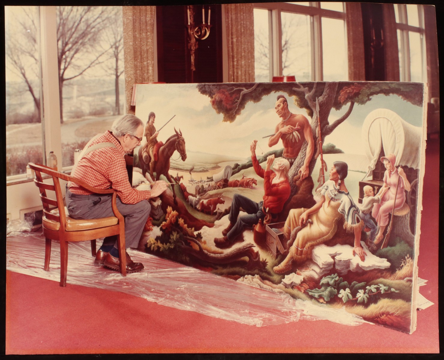 WARNER UNTERSEE (D. 1996) PHOTOGRAPH OF BENTON