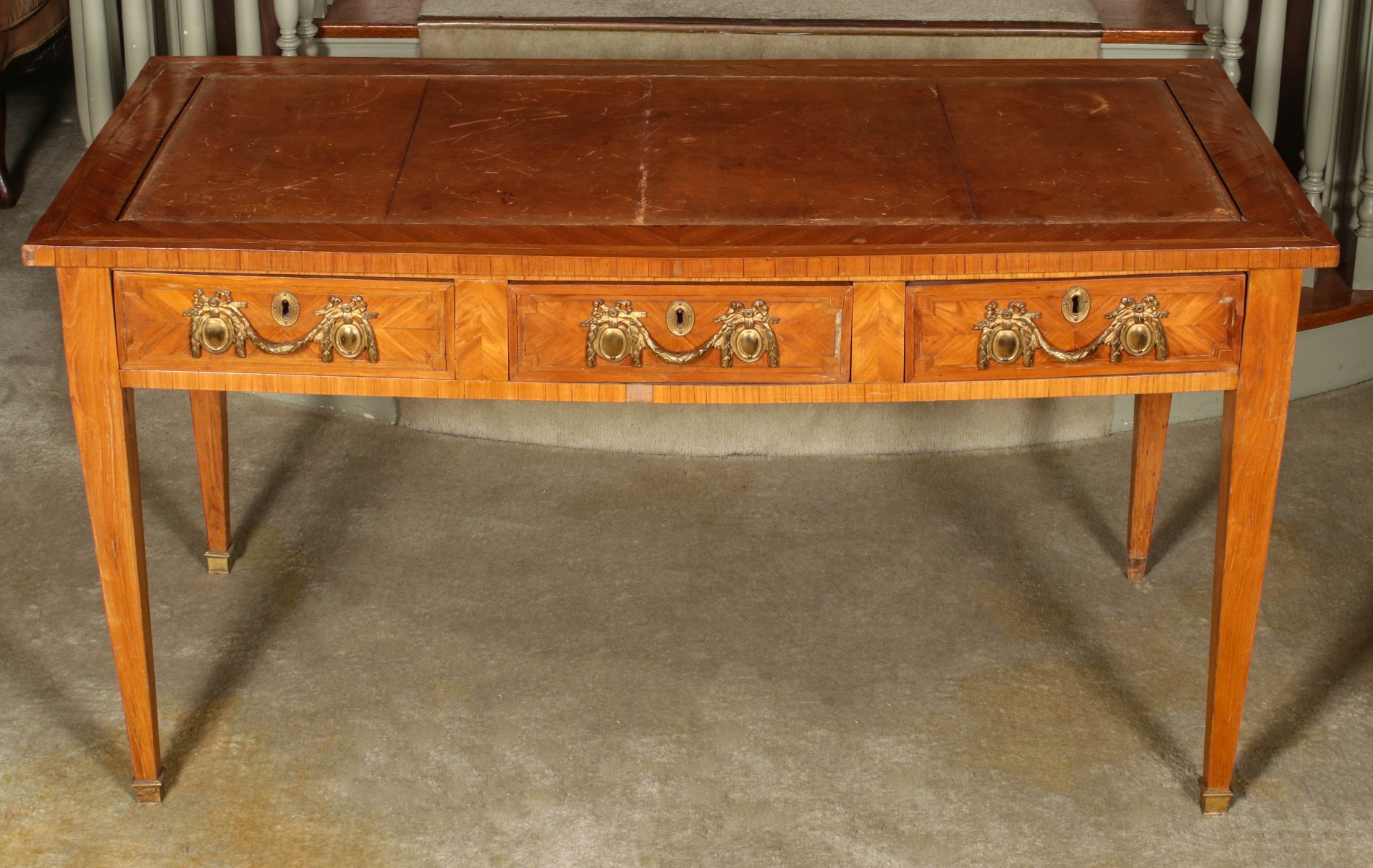 AN EARLY 19TH CENTURY FRENCH WRITING DESK