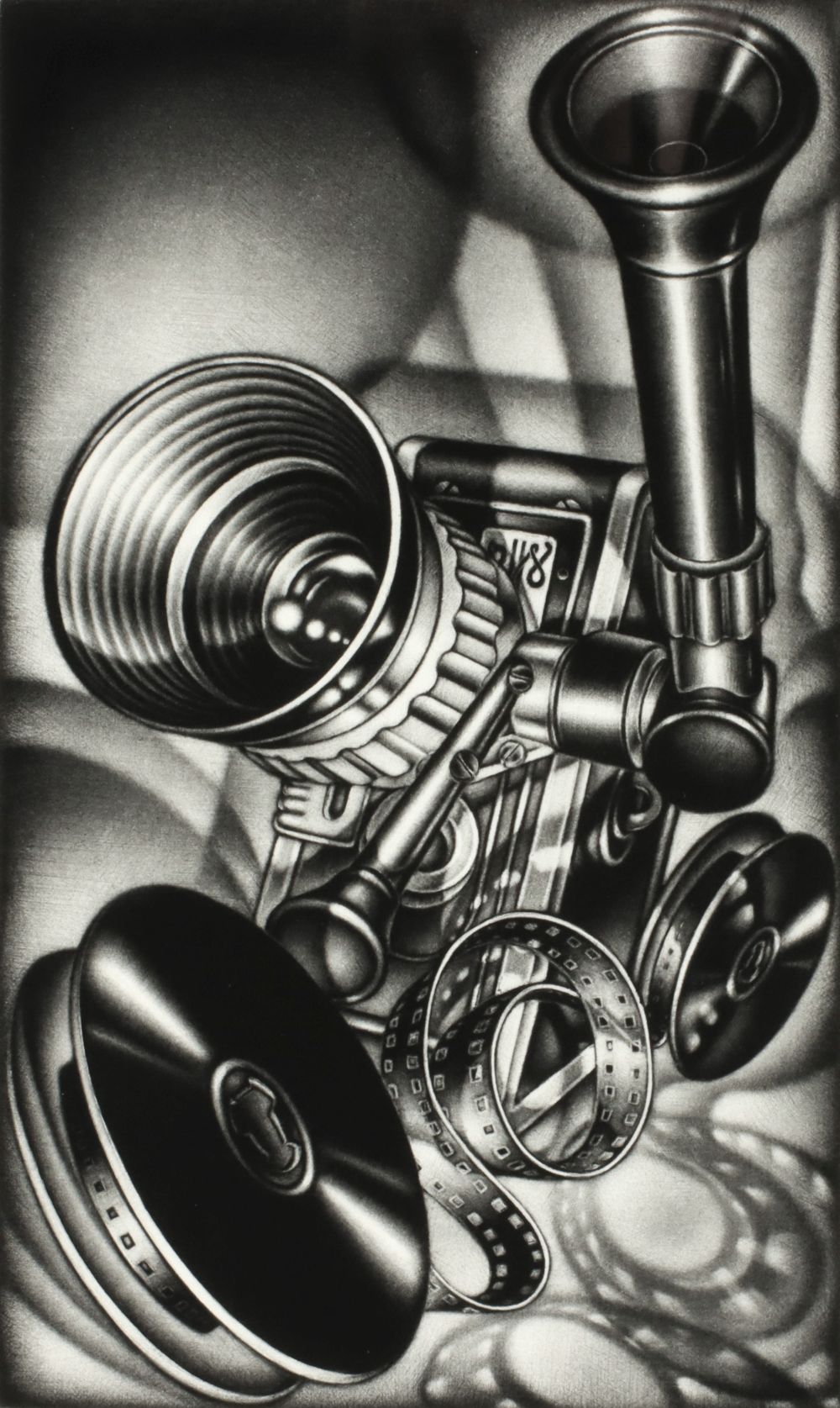 CAROL WAX (B. 1953) PENCIL SIGNED MEZZOTINT