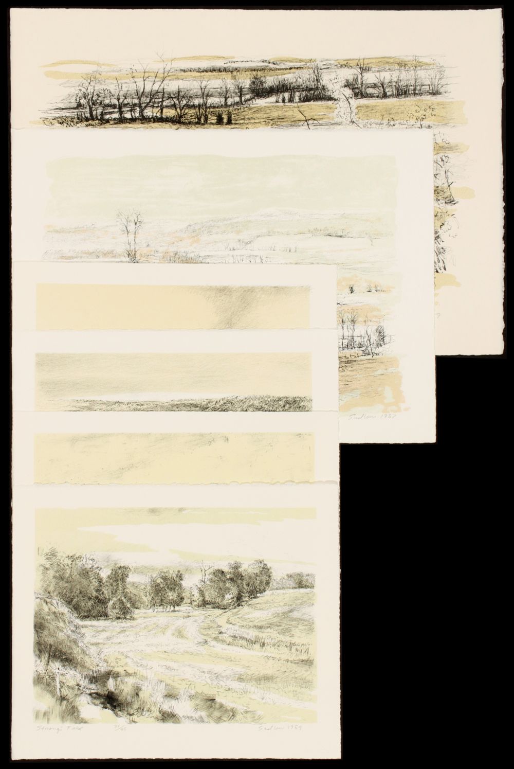 ROBERT SUDLOW (1920-2010) PENCIL SIGNED LITHOGRAPHS