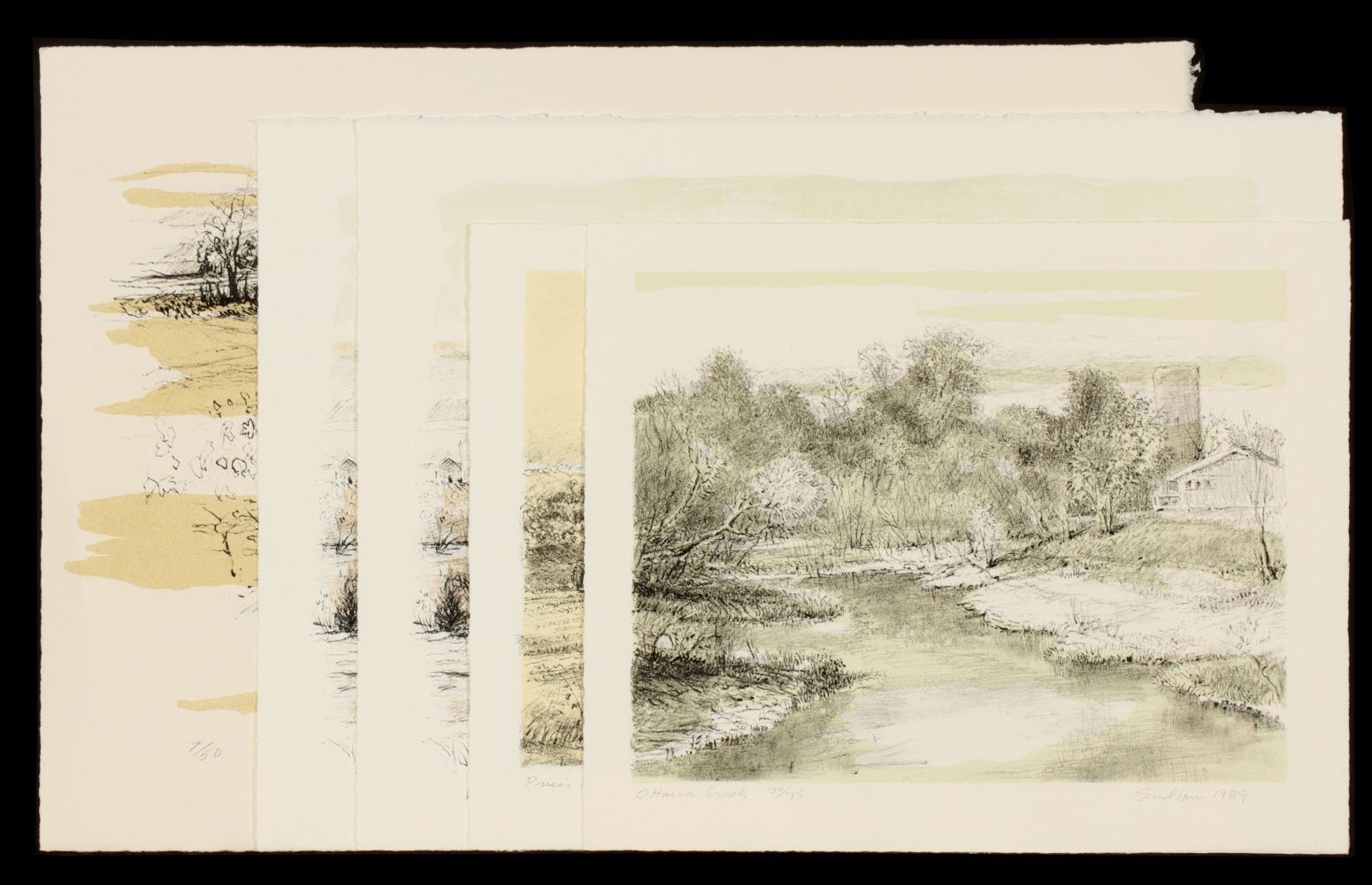 ROBERT SUDLOW (1920-2010) PENCIL SIGNED LITHOGRAPHS