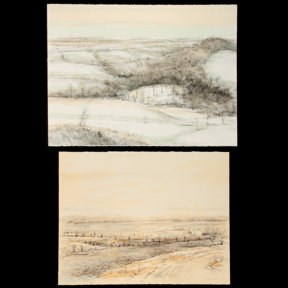 ROBERT SUDLOW (1920-2010) PENCIL SIGNED LITHOGRAPHS