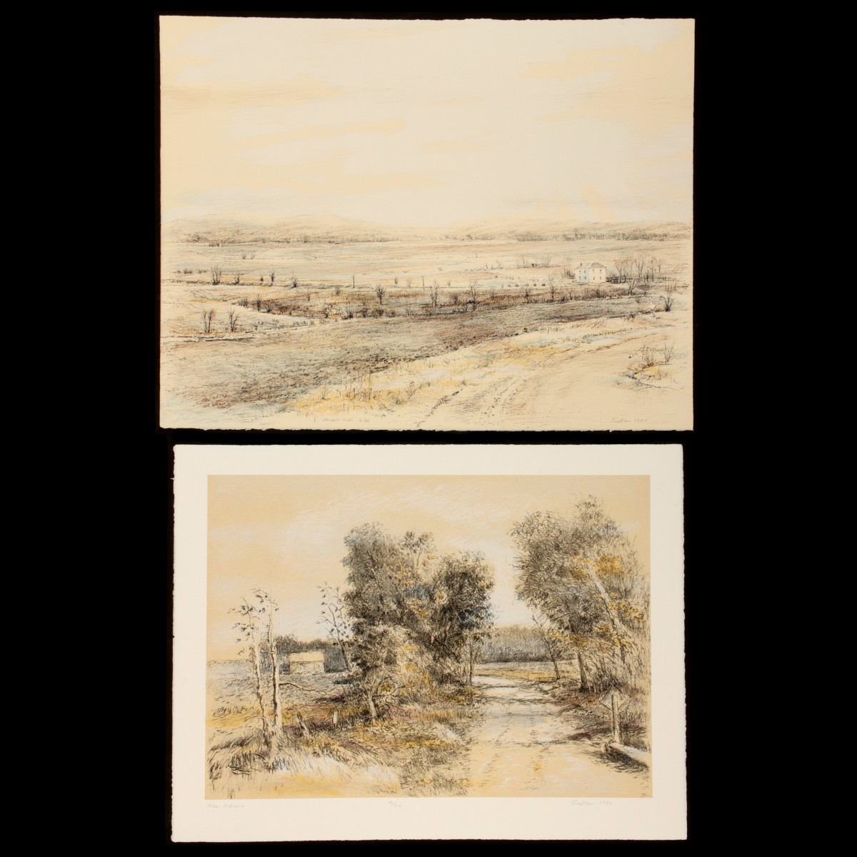 ROBERT SUDLOW (1920-2010) PENCIL SIGNED LITHOGRAPHS