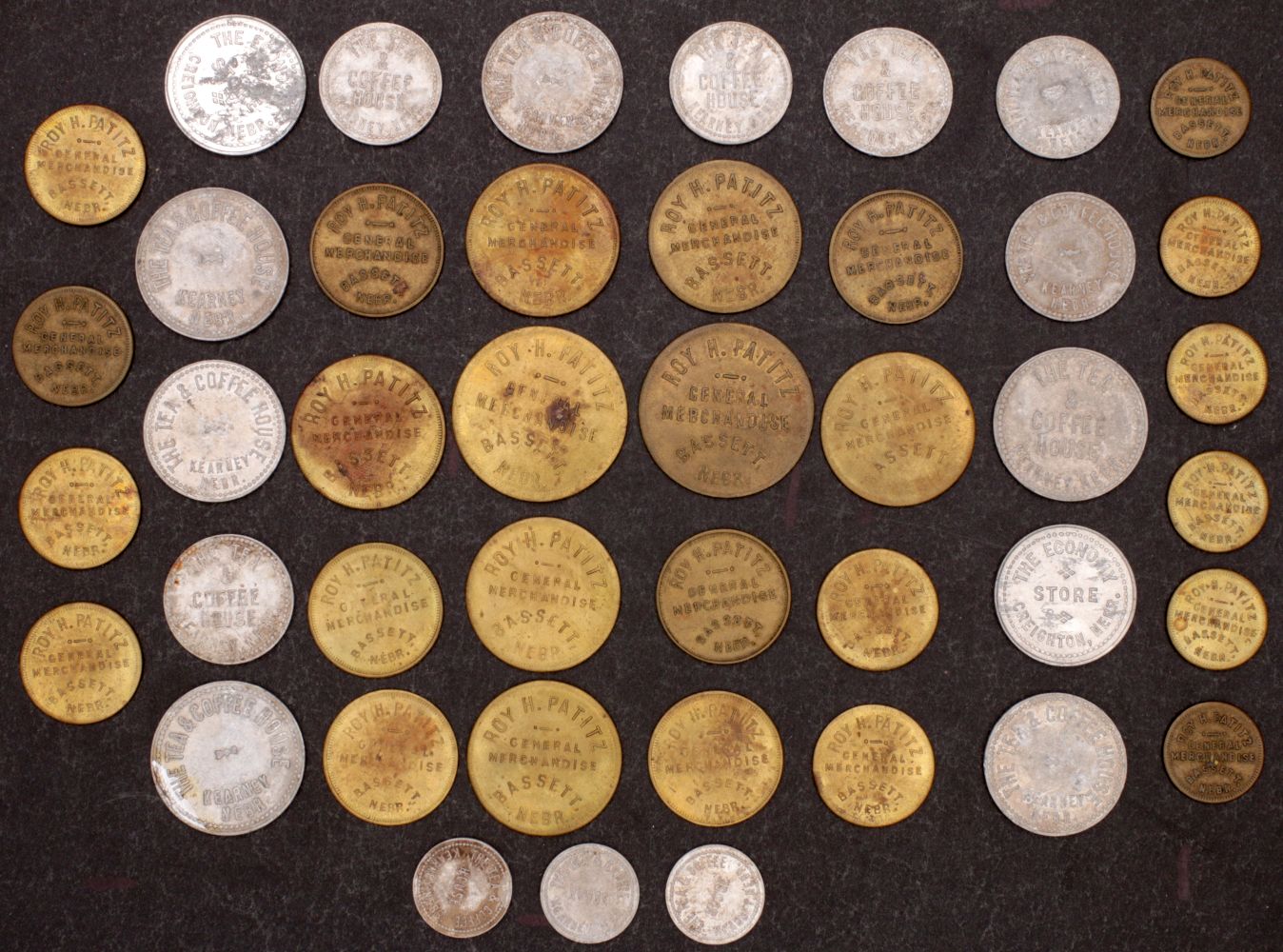 43 NEBRASKA TRADE TOKENS