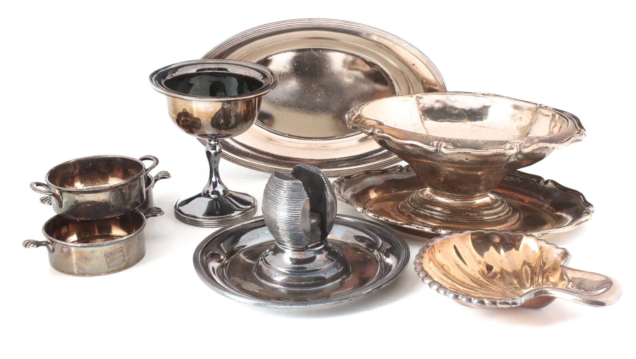 CANADIAN RAILROADS SILVER PLATED HOLLOWWARE