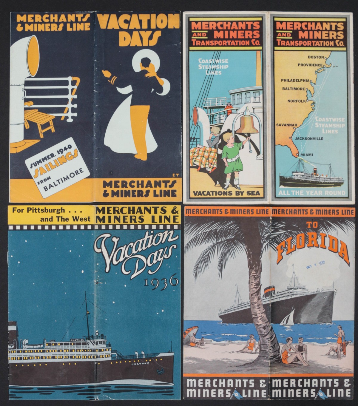 A COLLECTION OF STEAMSHIP TRAVEL EPHEMERA