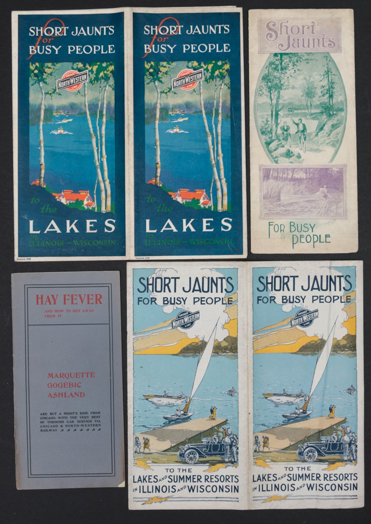 A COLLECTION OF CHICAGO & NORTHWESTERN RR EPHEMERA