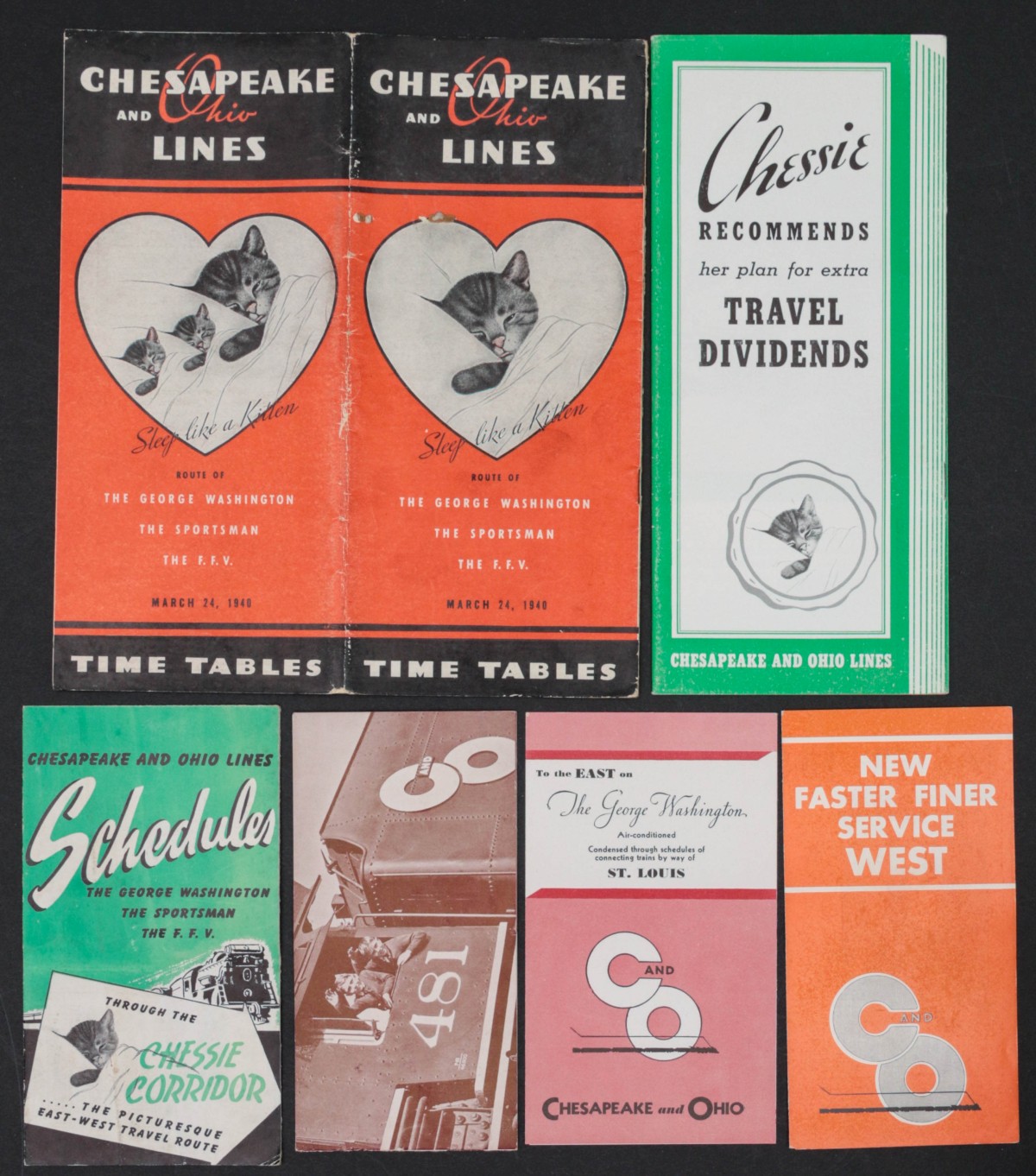 A COLLECTION OF CHESAPEAKE AND OHIO RR EPHEMERA