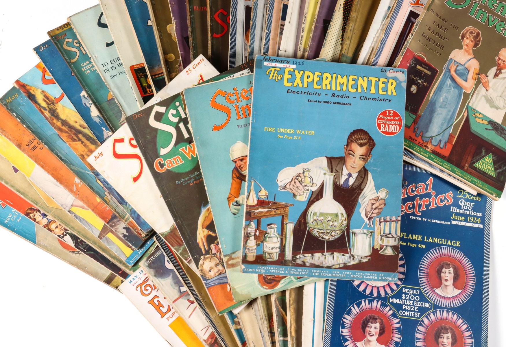 1920s SCIENCE AND INVENTION/THE EXPERIMENTER MAGAZINES