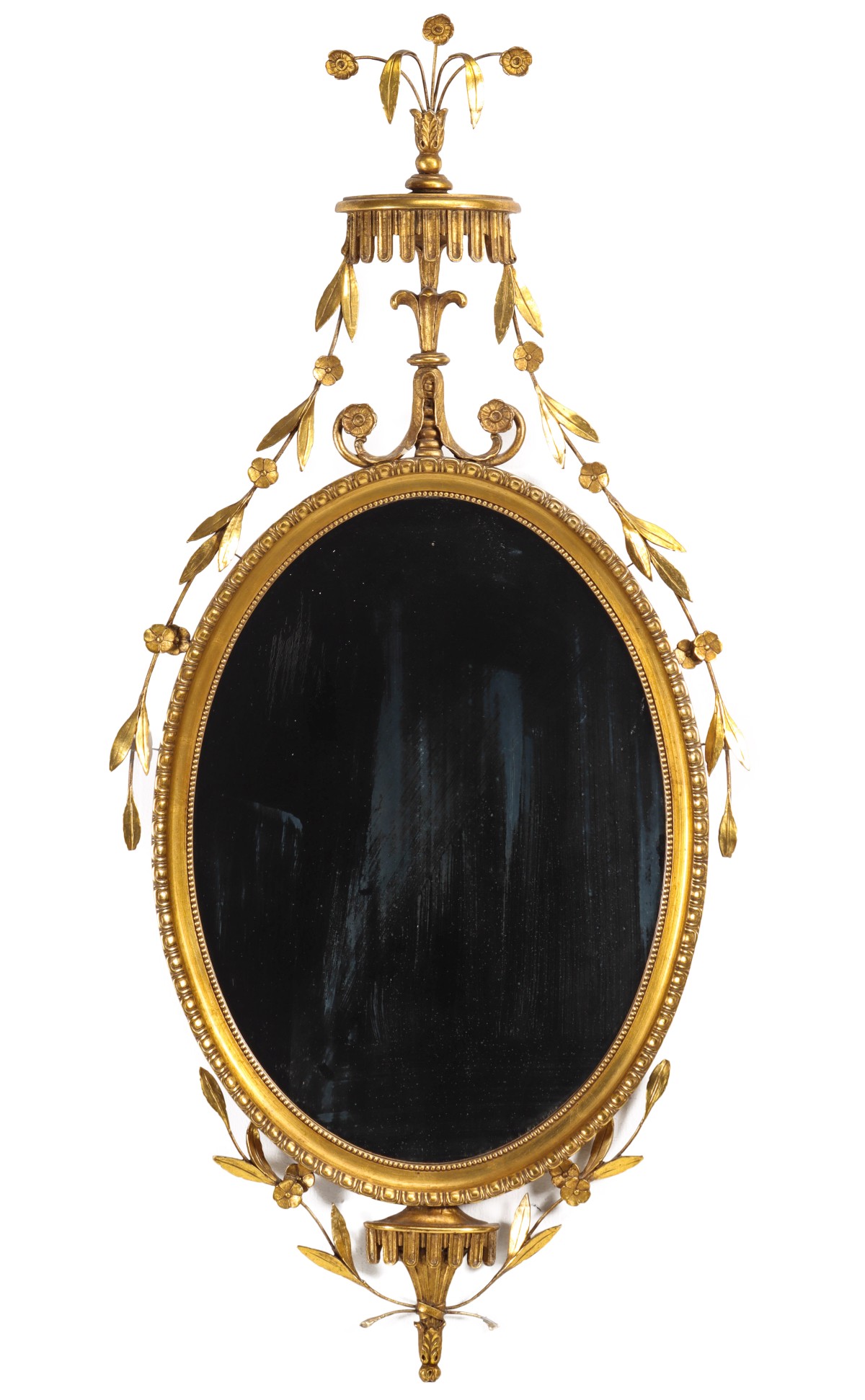 A MID 20TH C. ADAM STYLE MIRROR