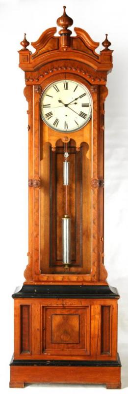 A SETH THOMAS FLOOR STANDING REGULATOR NO. 14