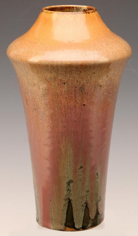 AN AUGUSTE DELAHERCHE (1857-1940) ART POTTERY VASE