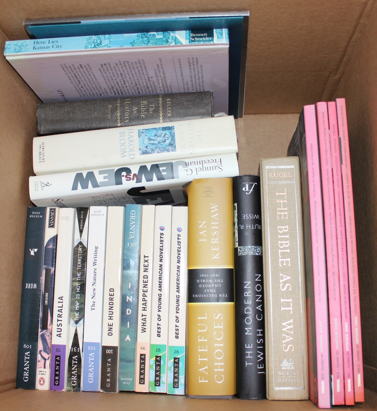 JUDAISM, TRIBAL ARTS, NOVELS