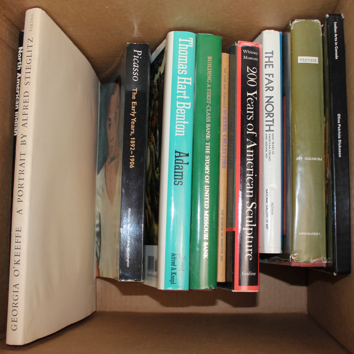 BENTON, O'KEEFFE, PICASSO, NATIVE ARTS