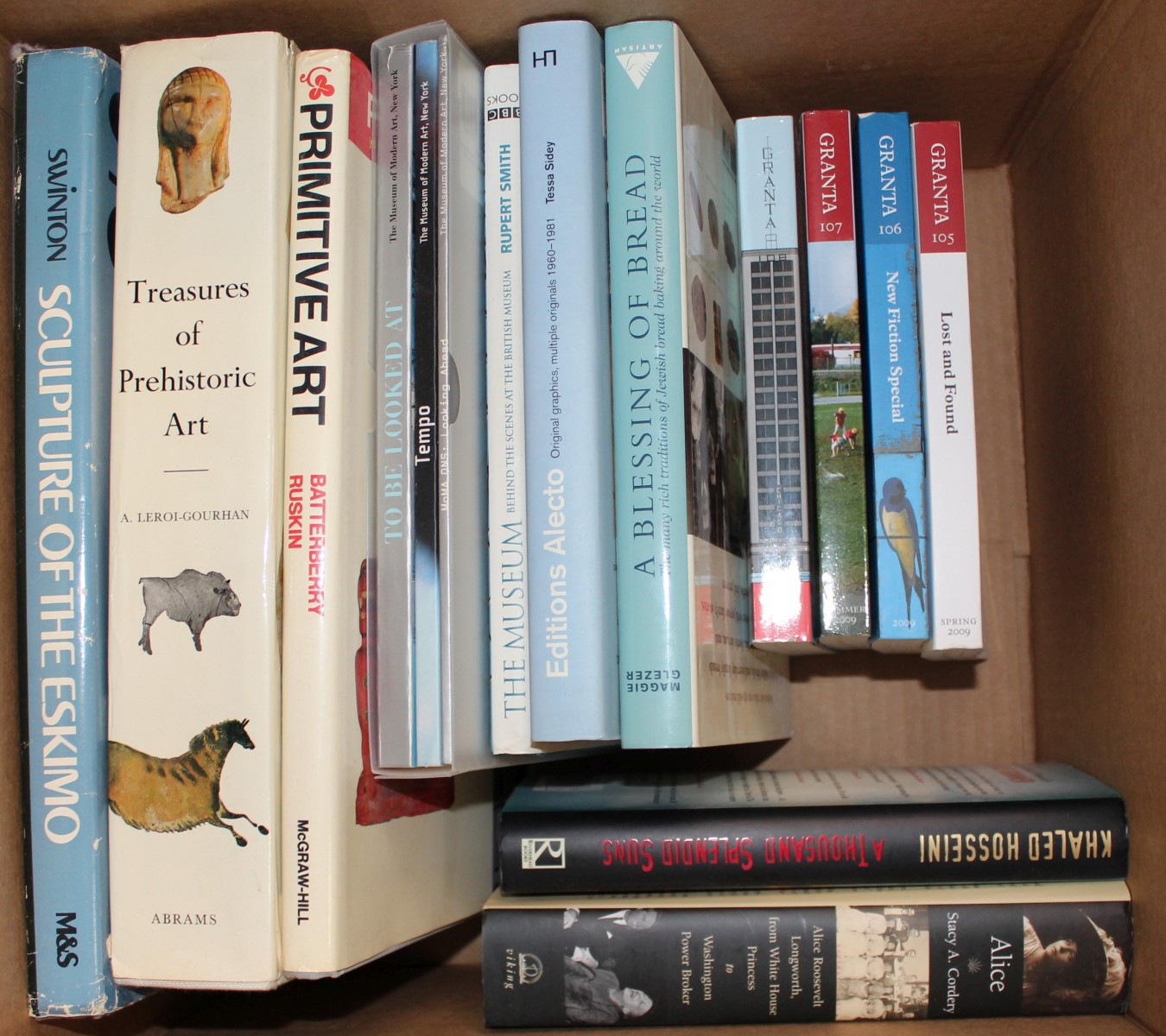 PREHISTORIC ART, ART COLLECTIONS, GRANTA BOOKS