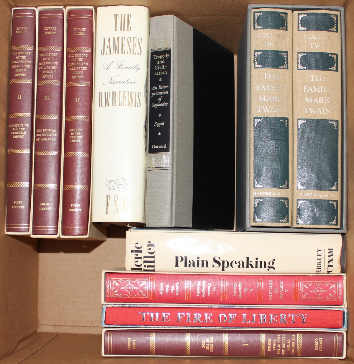 THE RISE AND FALL..., TWAIN, FOLIO SOCIETY