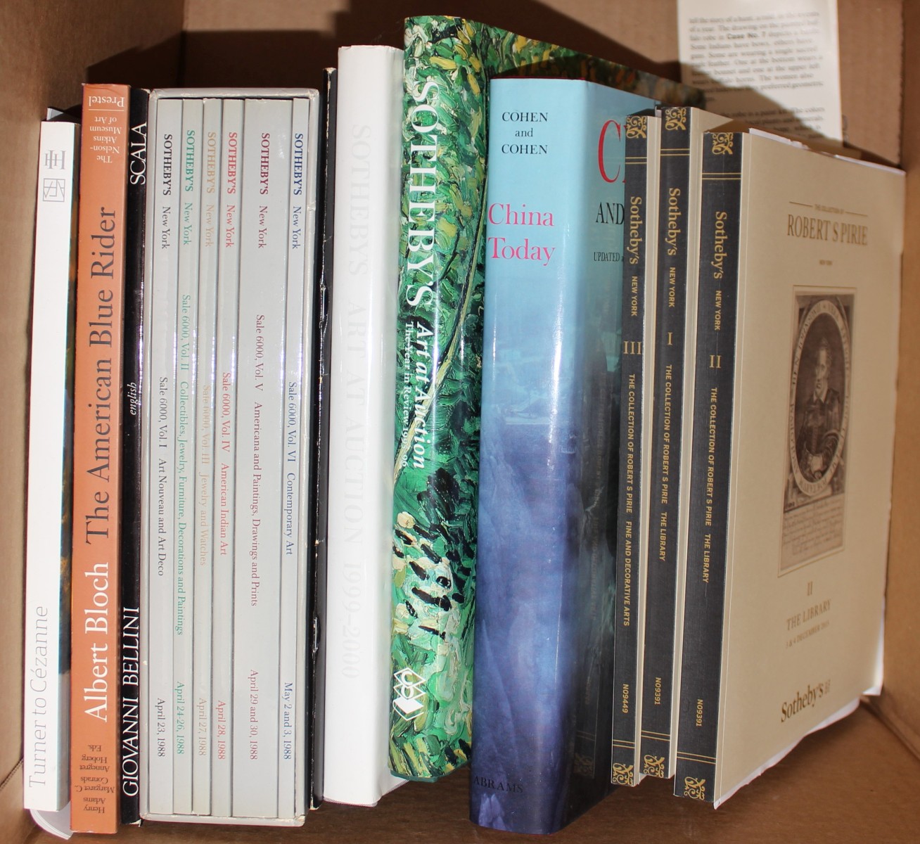 SOTHEBY'S CATALOGS, ART AND ARTISTS