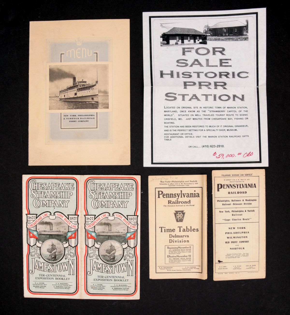 A COLLECTION OF PENNSYLVANIA AND VIRGINIA EPHEMERA