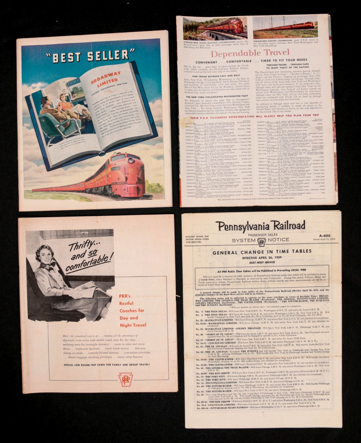 PENNSYLVANIA RR ADVERTISING AND EPHEMERA (28)