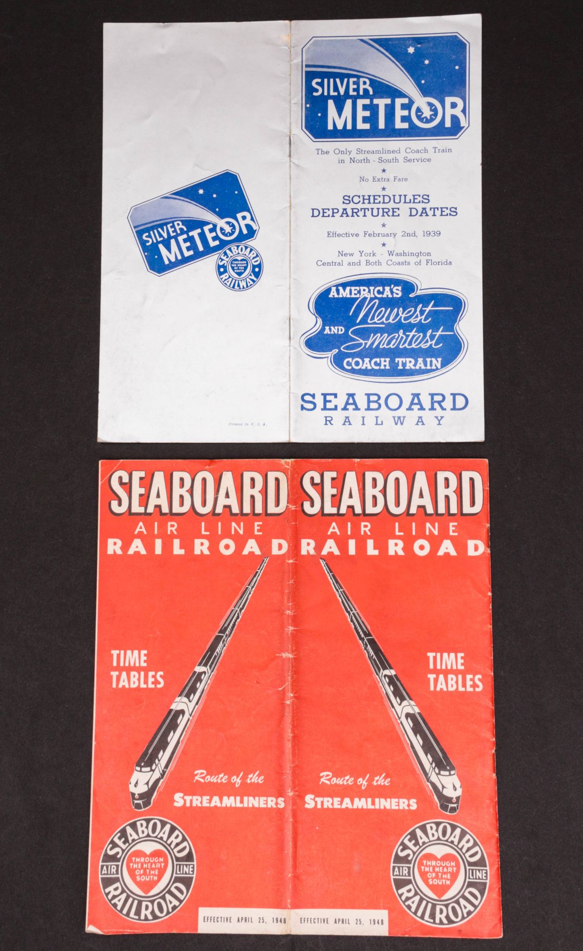 CIRCA 1940 SEABOARD AIRLINE RAILWAY TIMETABLES ETC (49)