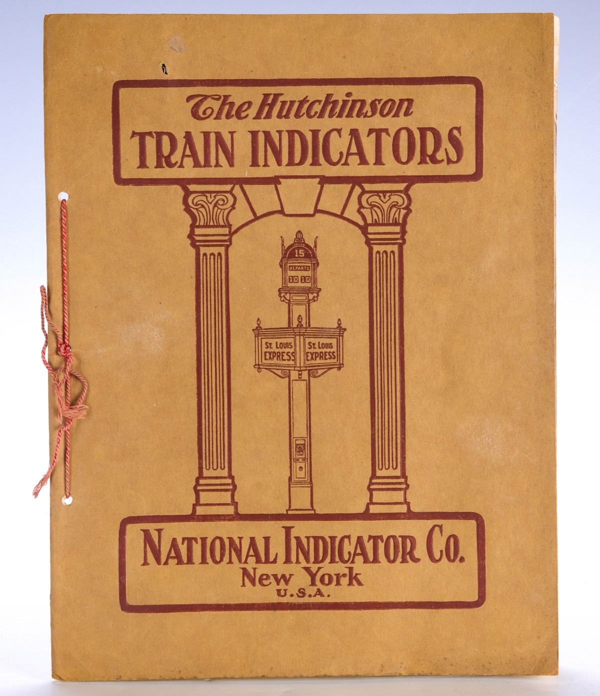 A TRAIN INDICATORS TRADE CATALOGUE CIRCA 1930