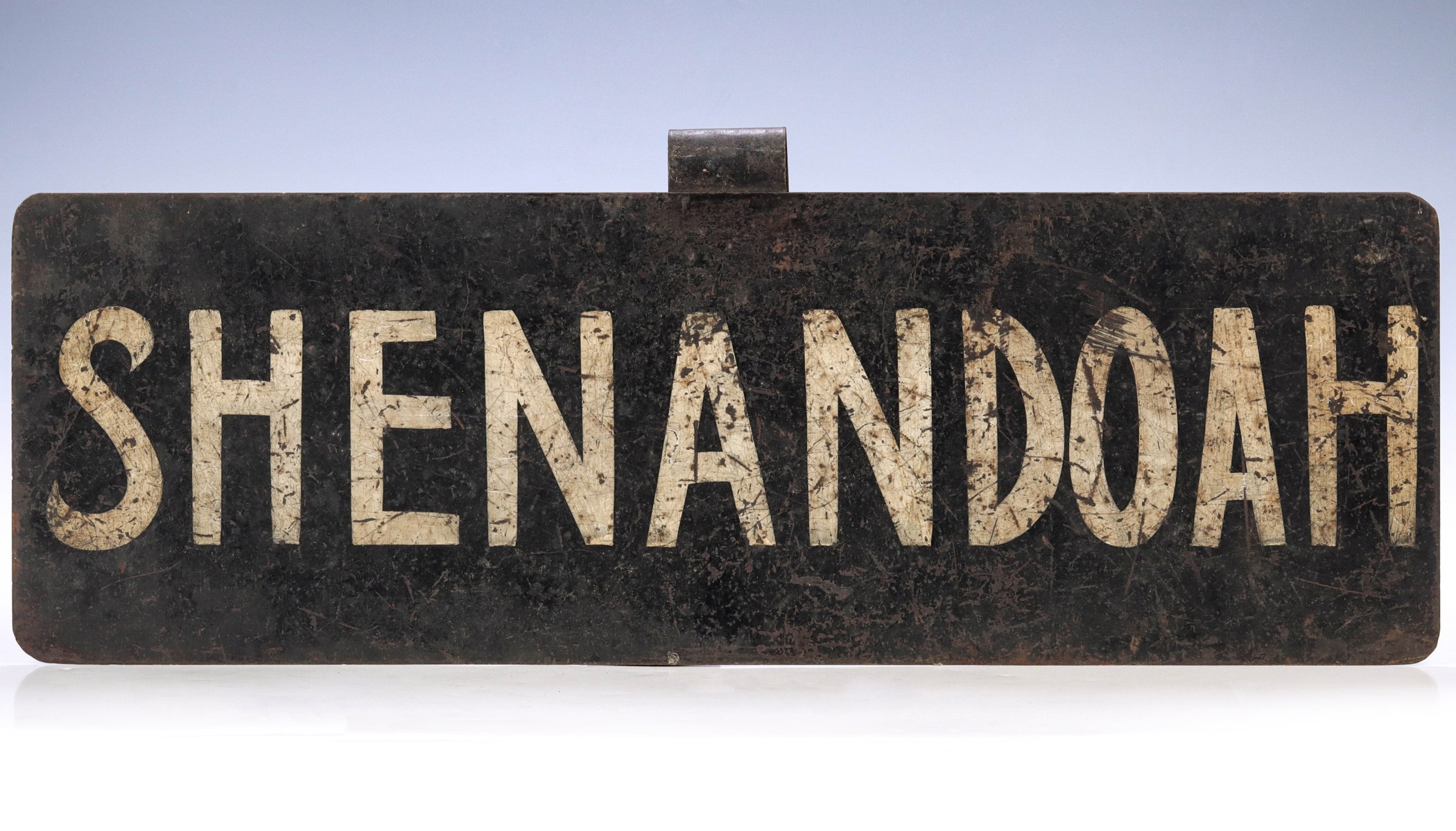 STEEL GATE SIGN ATTRIBUTED AS B&O SHENANDOAH