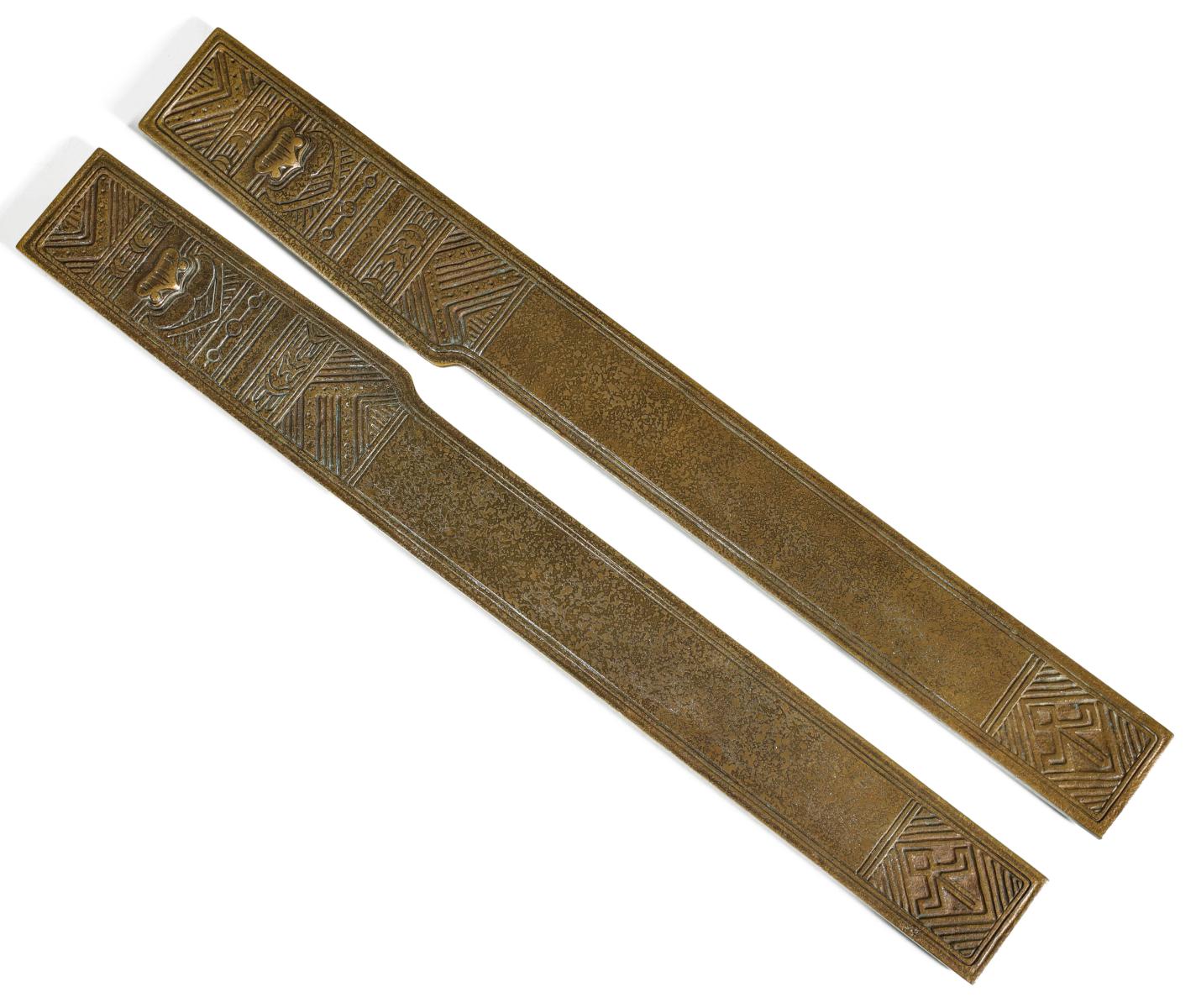 TIFFANY & CO AMERICAN INDIAN PATTERN BLOTTER ENDS