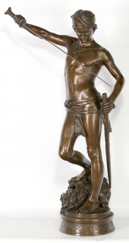 AFTER ANTONIN MERCIE (1845-1916) BRONZE SCULPTURE, 