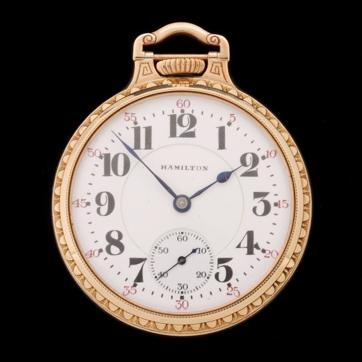 A HAMILTON 992 RAILROAD GRADE POCKET WATCH