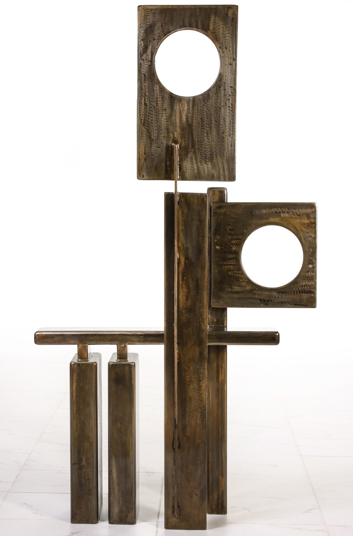 ARLIE REGIER (KANSAS B. 1931) STEEL SCULPTURE