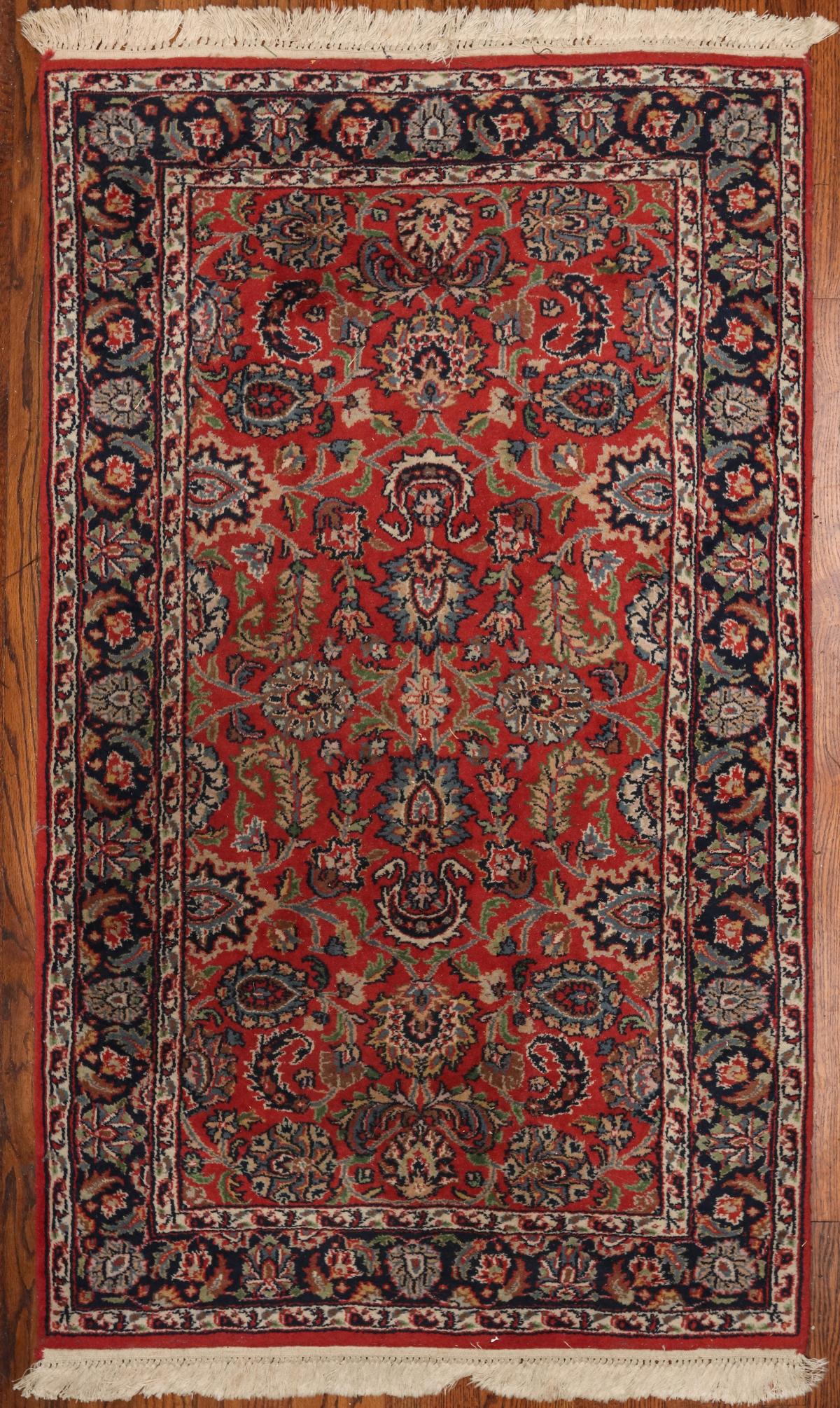 A LATE 20TH CENTURY HAND MADE INDO PERSIAN CARPET