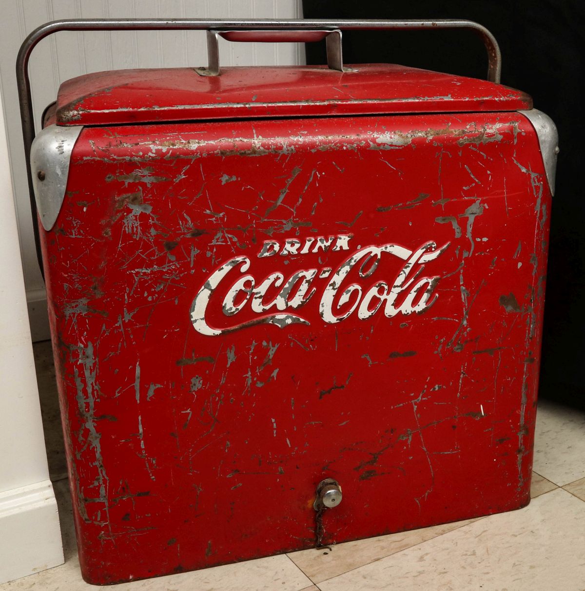 A 1950s COCA-COLA PICNIC COOLER