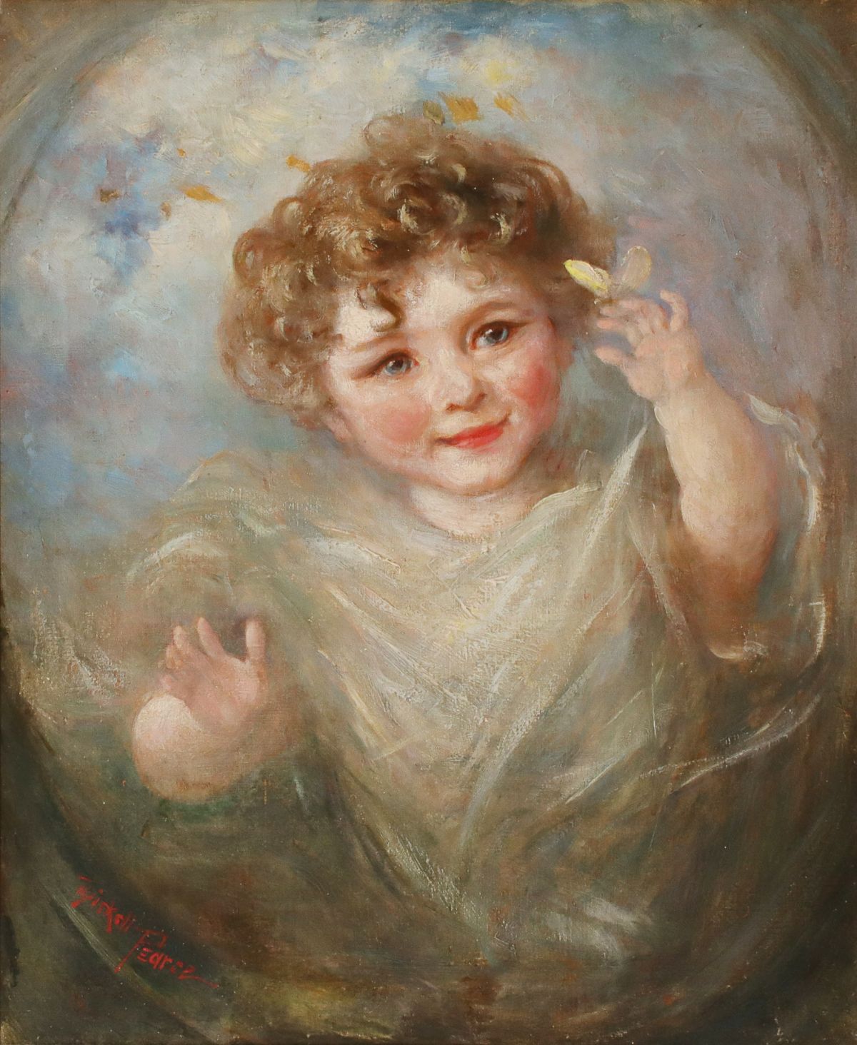 THIRKELL PEARCE (BORN CIRCA 1890) OIL ON CANVAS