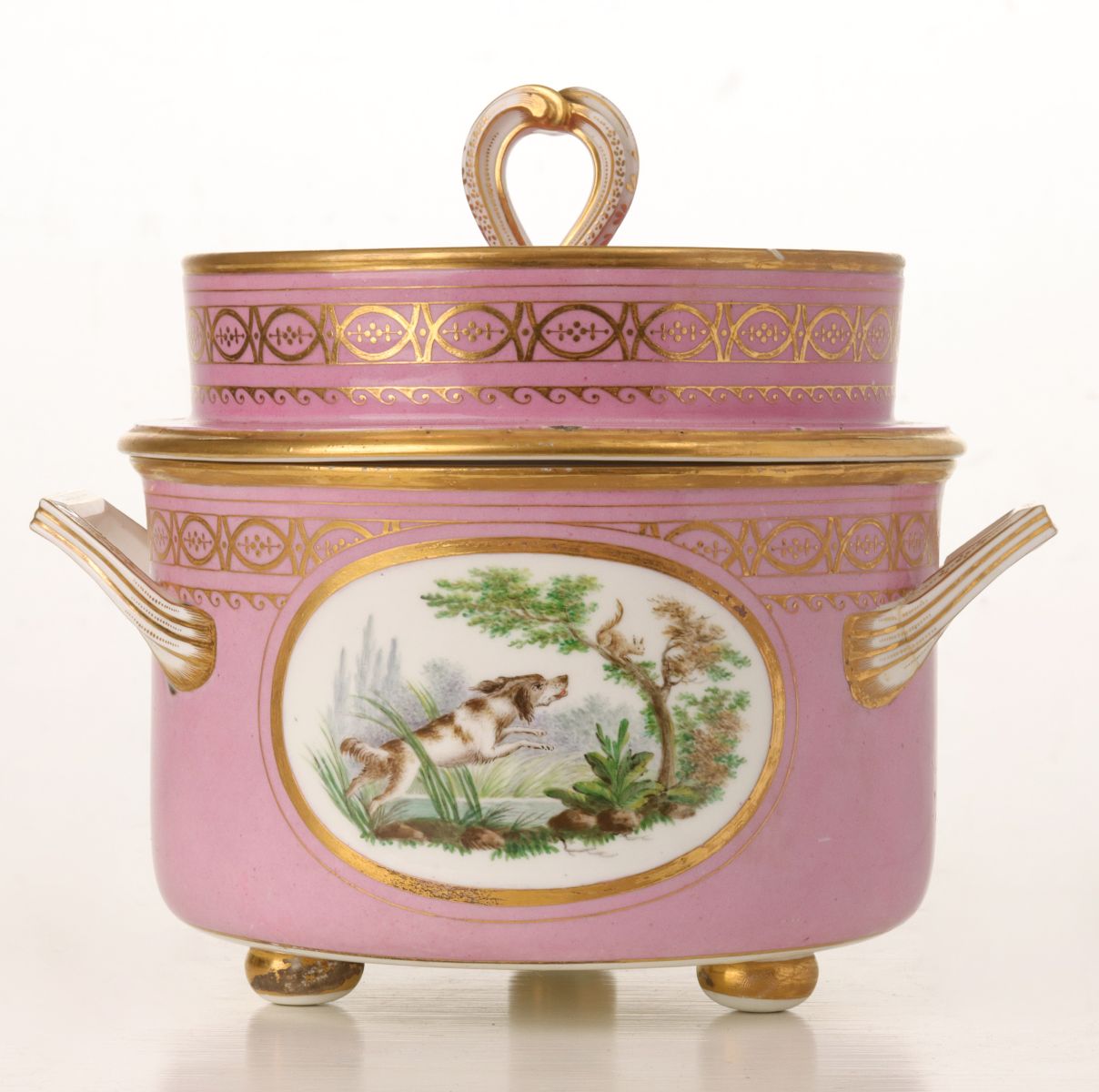 AN 18TH CENTURY SEVRES PORCELAIN SEAU A' GLACE