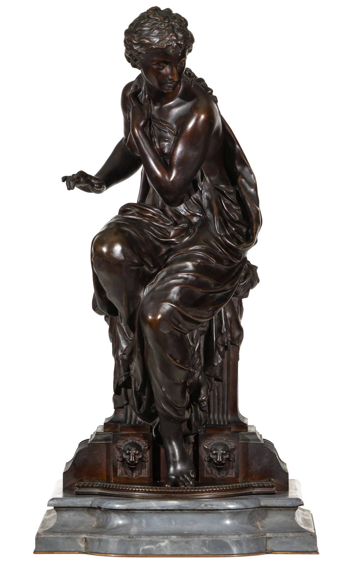 AFTER ETIENNE-HENRI DUMAIGE (1830 - 1888) BRONZE