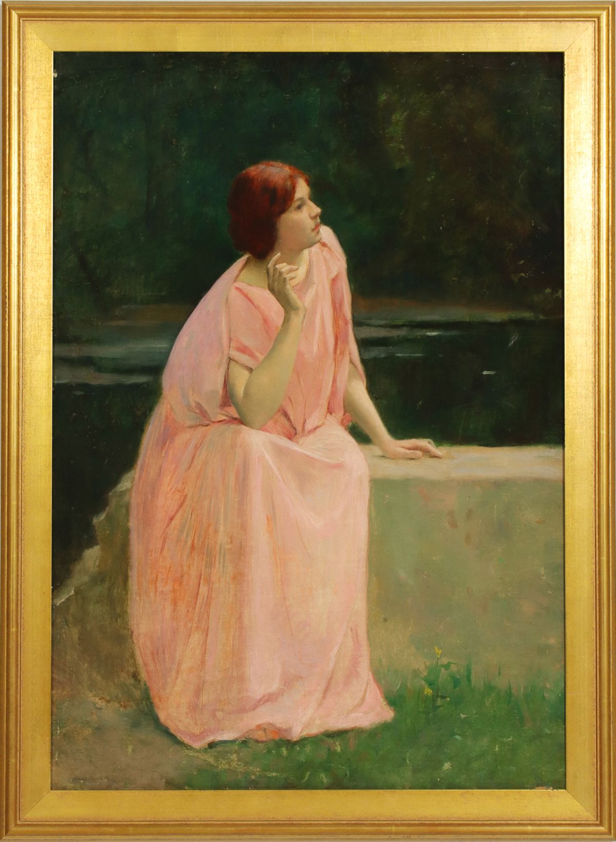 EDMOND TAPISSIER (1861-1943) OIL ON CANVAS