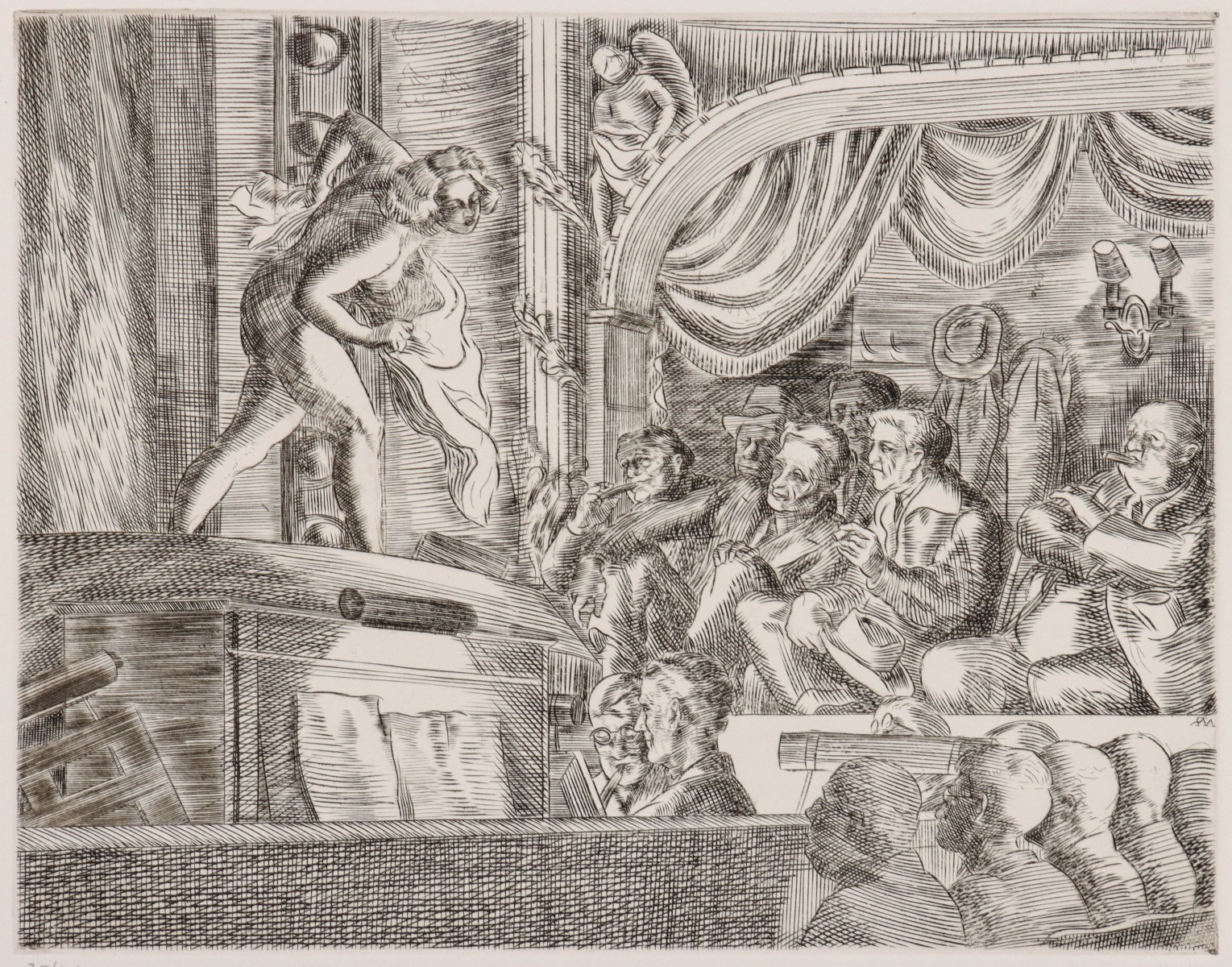 REGINALD MARSH (1898-1954) ETCHING FOR THE WHITNEY