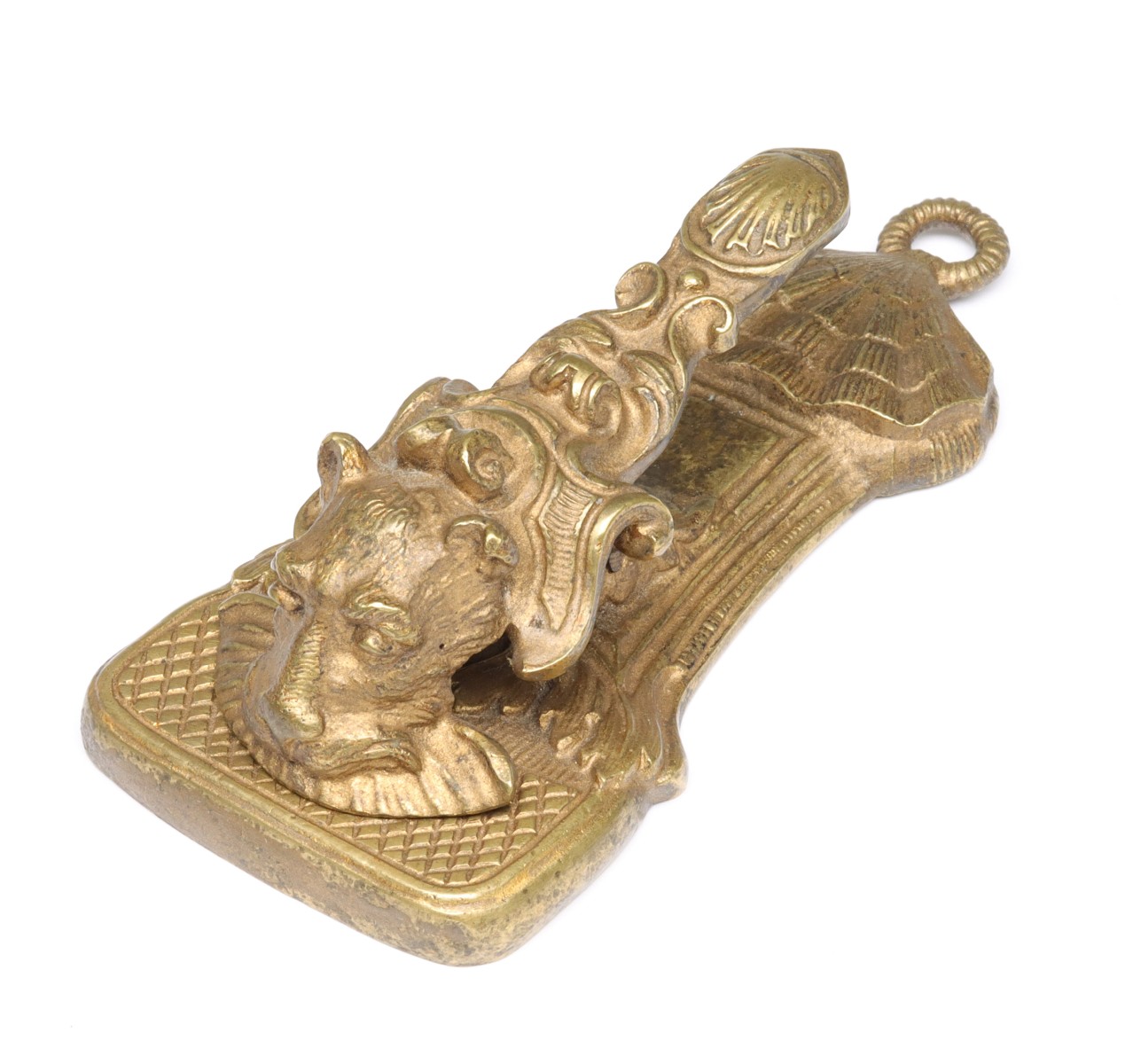 ORNATE LION-HEADED LETTER CLIP 1880-1910