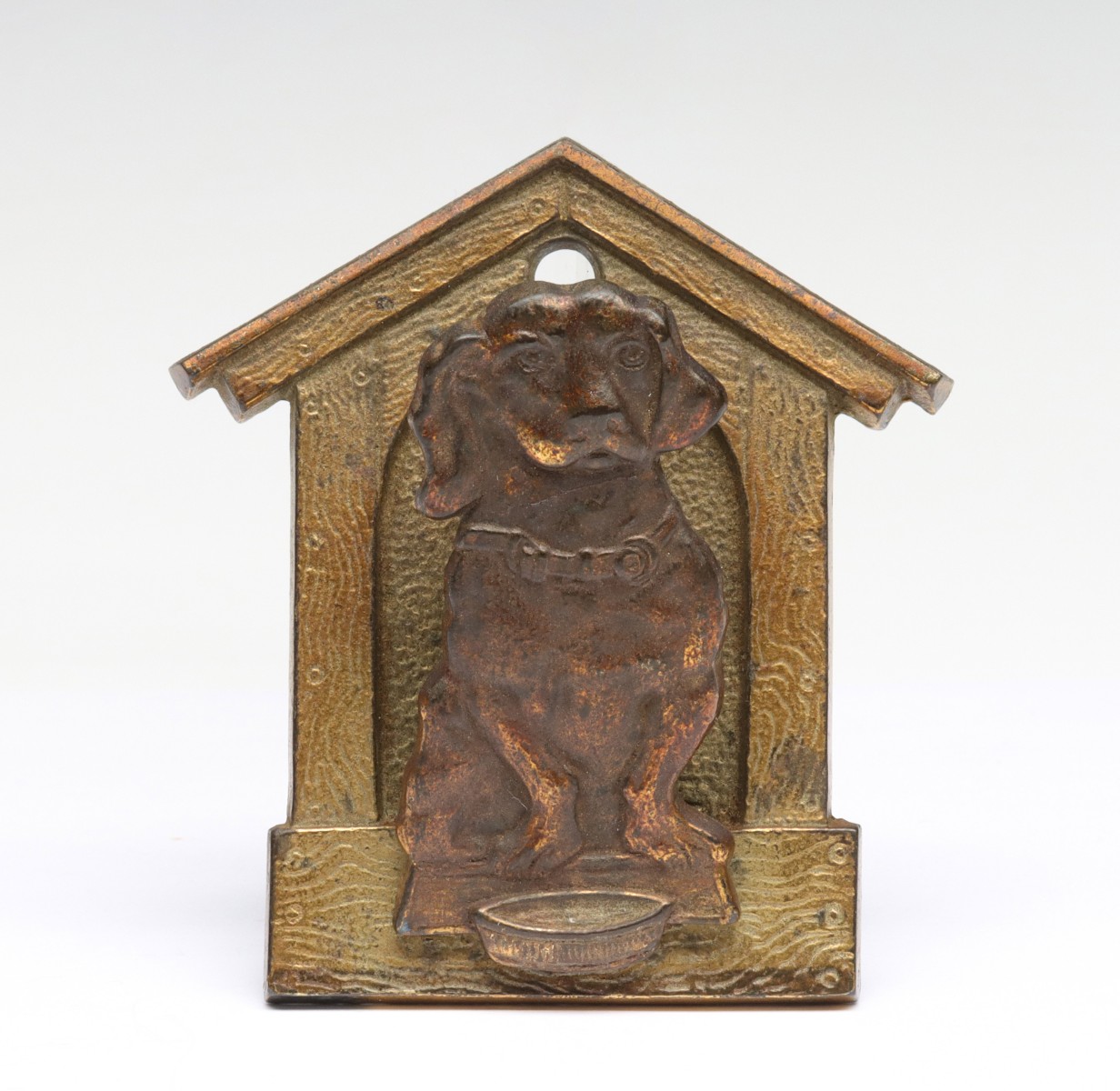 FIGURAL DOG LETTER CLIP 1880-1910