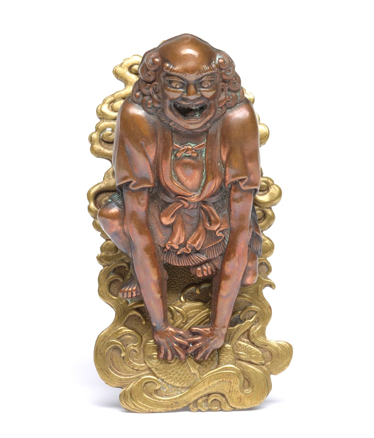 A JAPANESE ONI DEMON FIGURE LETTER CLIP 1880-1910