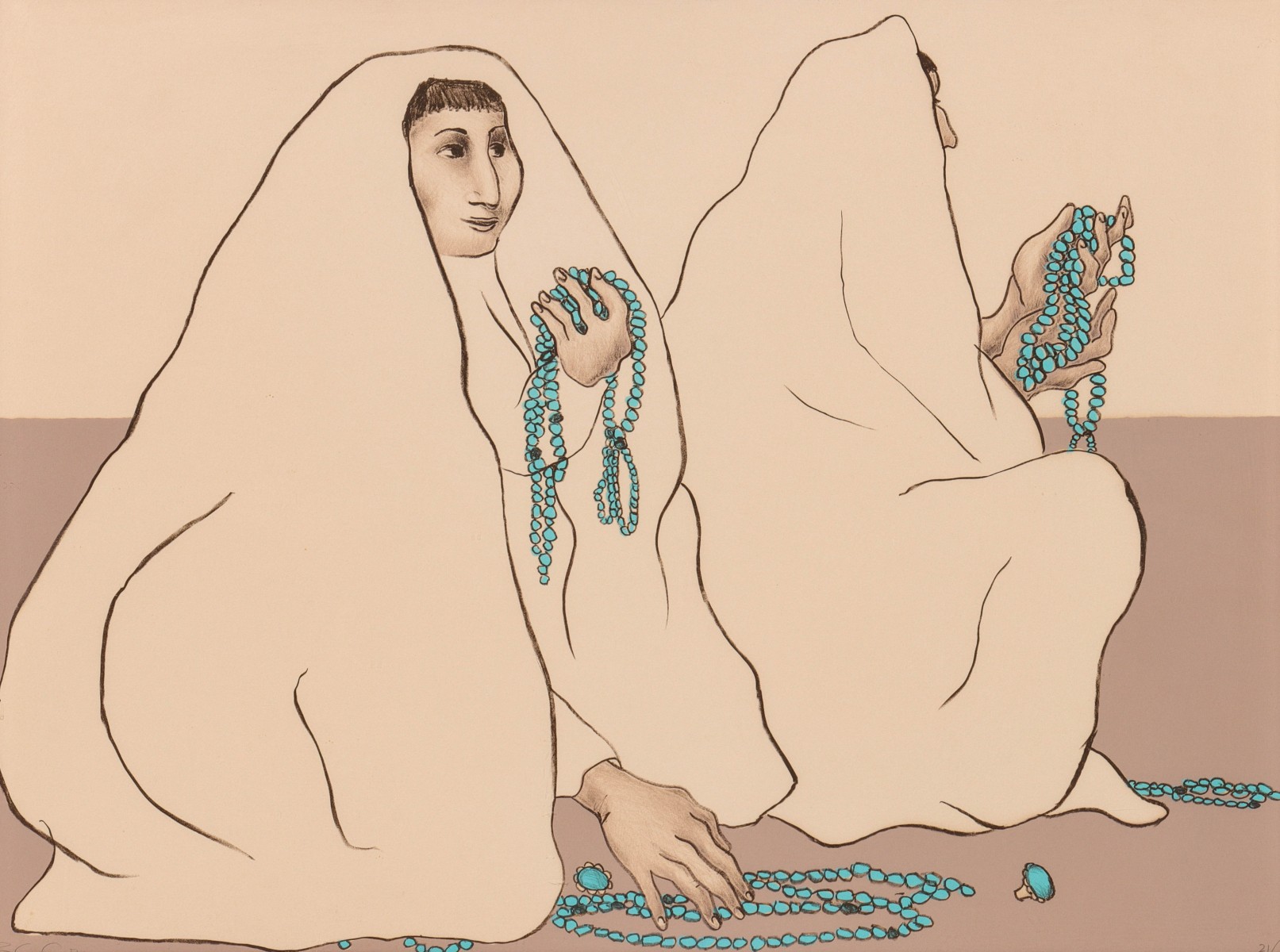 R. C. GORMAN (1931-2005) PENCIL SIGNED LITHOGRAPH