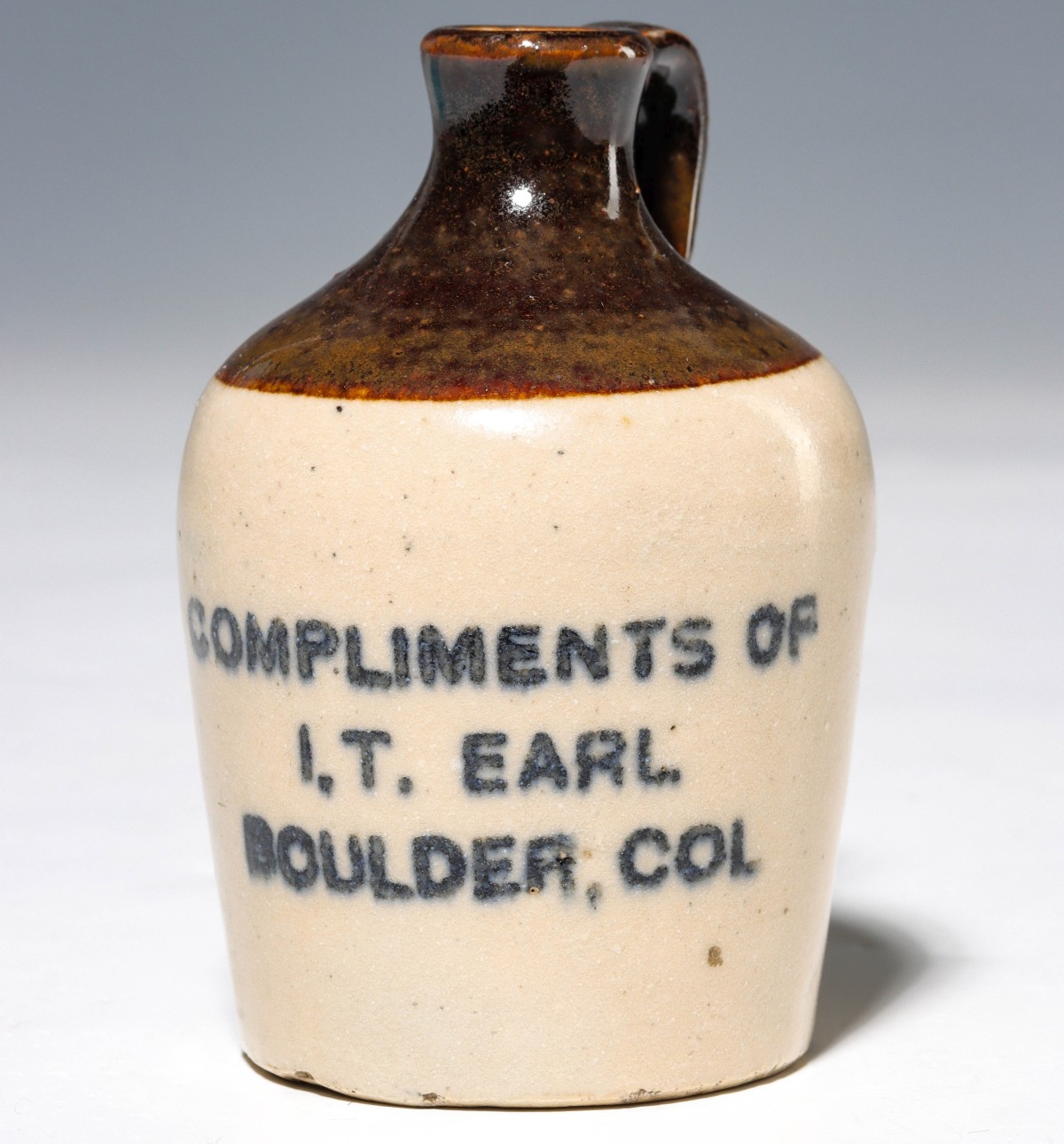 BOULDER COLORADO STONEWARE MINI JUG