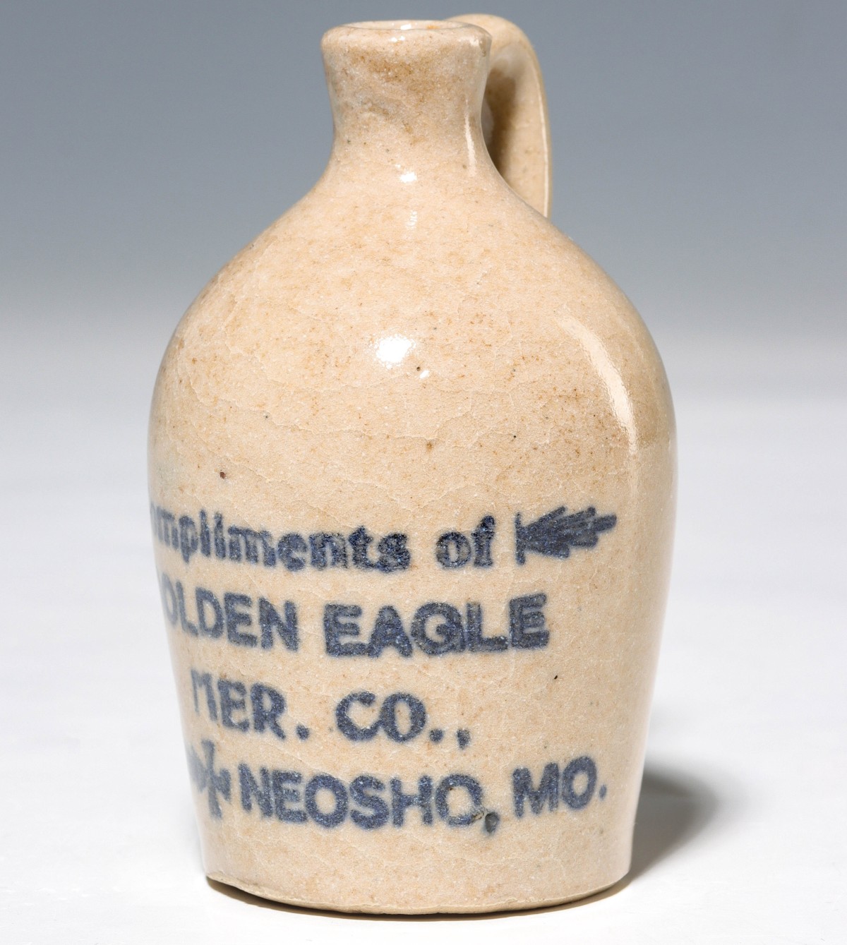 NEOSHO MISSOURI STONEWARE MINI JUG