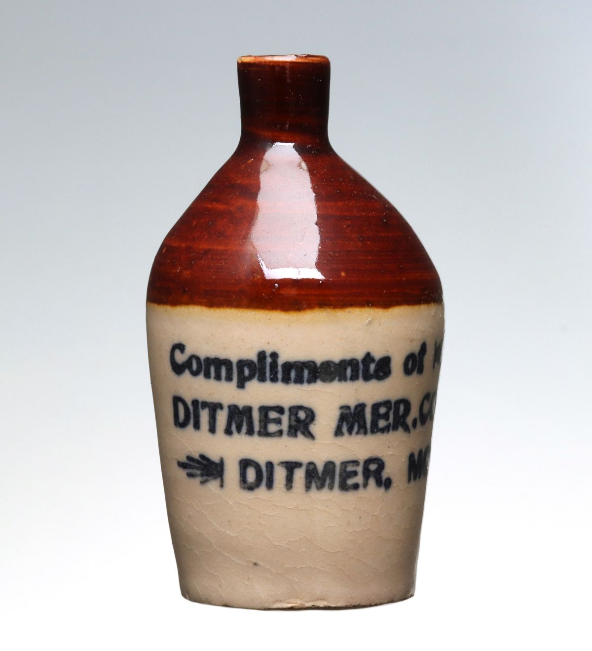 DITMER MISSOURI STONEWARE MINI JUG