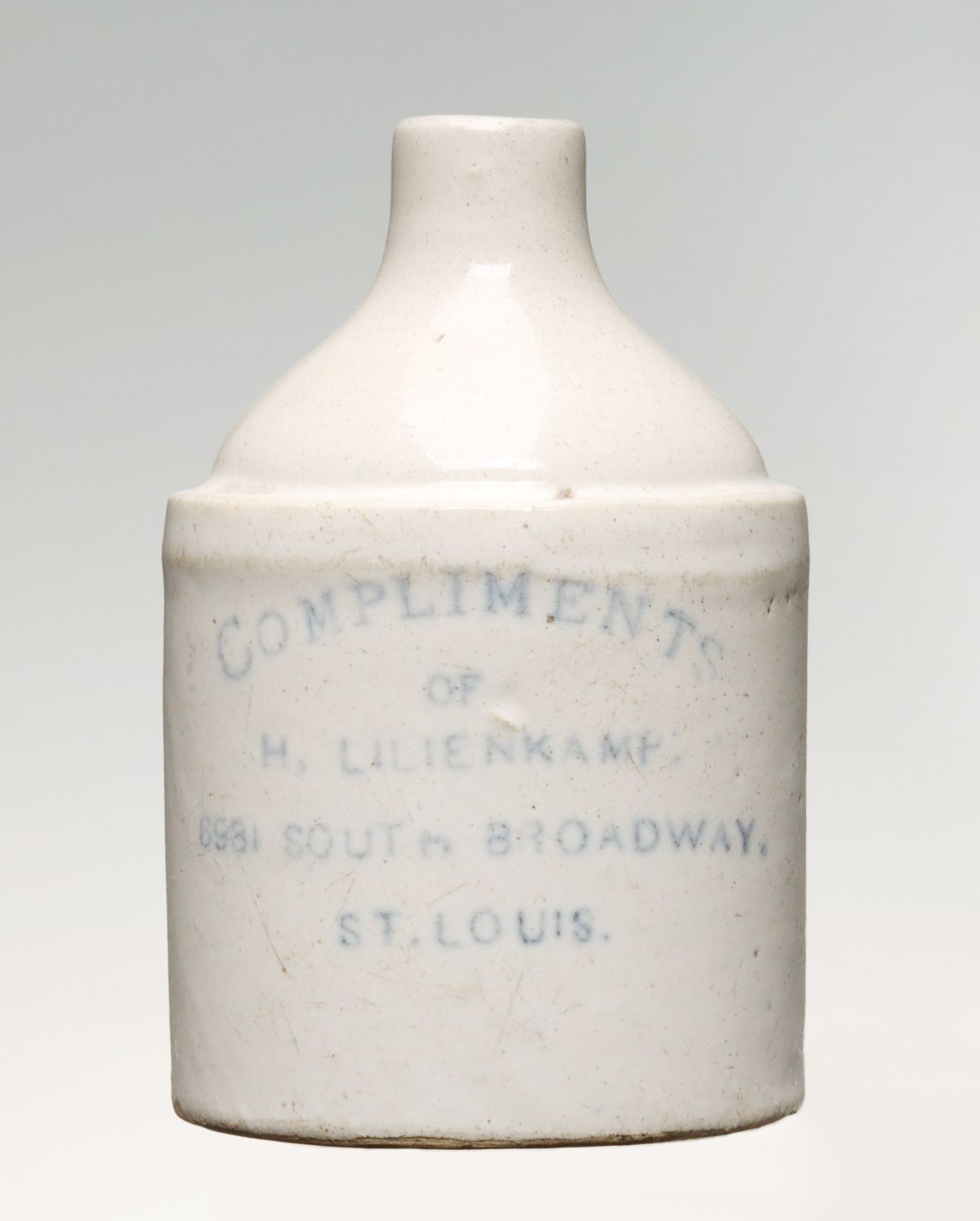 ST LOUIS MISSOURI STONEWARE MINI JUG